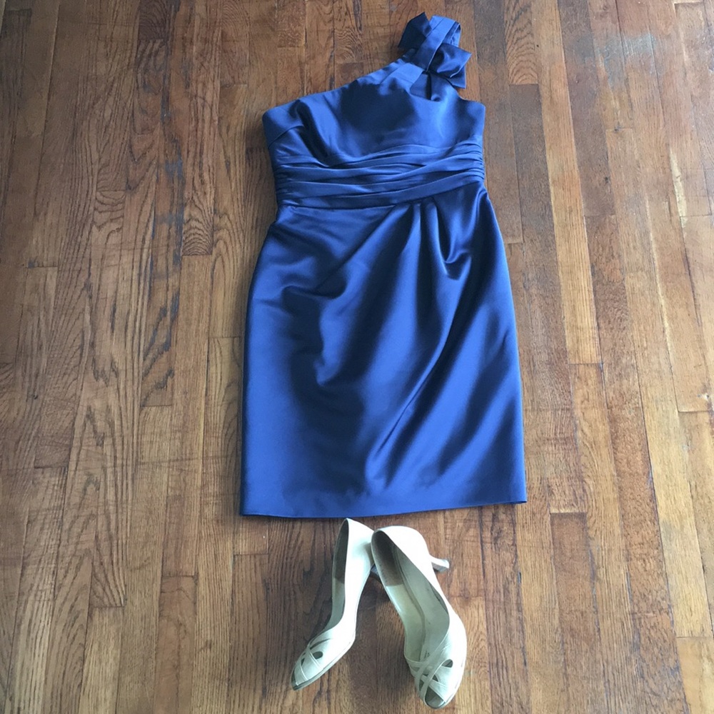 One shoulder Satin Dress✨
